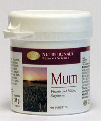 Integratore alimentare naturale di vitamine e sali minerali (multivitaminico e privo di ferro)